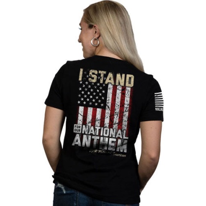Nine Line Apparel I Stand - Women\'s T-shirt Black X-large