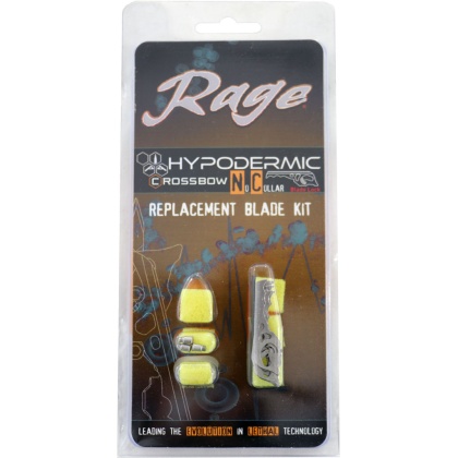 Rage Replacement Blades - Hypodermic Xbow No-collar