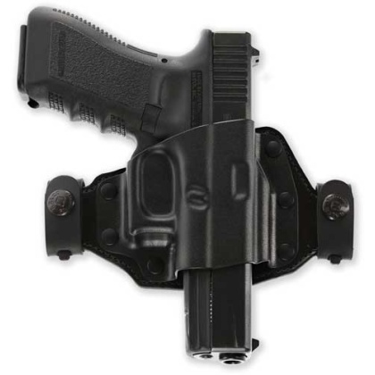 Galco Quick Slide Belt Holster - Rh Hybrid Glock 17192627 Bl