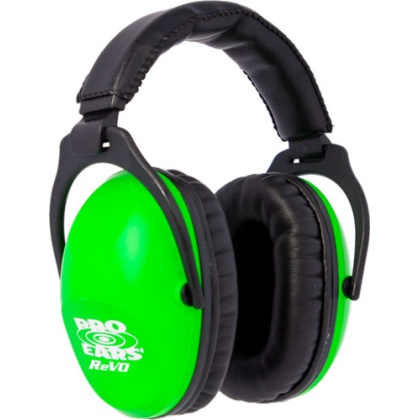 Pro Ears Revo Ear Muff - Passive Neon Green