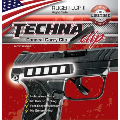 Techna Clip Handgun Retention - Clip Ruger Lcp Ii Right Side