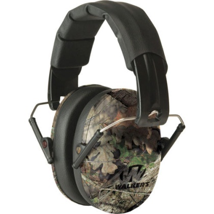 Walkers Muff Shooting Passive - Pro-low Profile 22db Mossy Oak