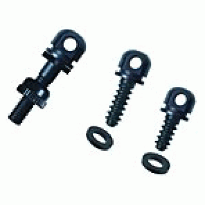 Toc Swivel Base (studs) Set - 3-piece Black