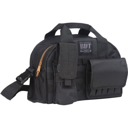 Bulldog Tactical Range Bag W- - Molle Mag Pouches Black